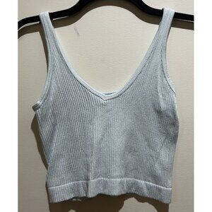 Urban Outfitters Out from Under Cropped V-Neck Tank Top Ribbed ~ Medium